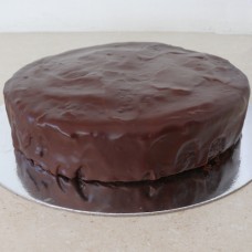 Poured Chocolate Cake